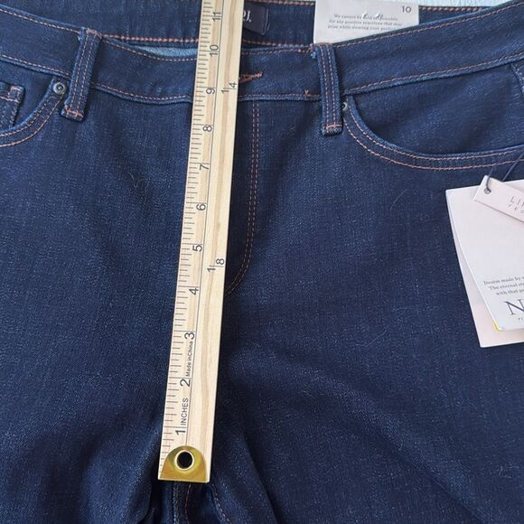 NWT NYDJ RELAXED SLENDER DARK WASH JEANS SIZE 10 LIFT TUCK MAGICAL - Picture 12 of 14
